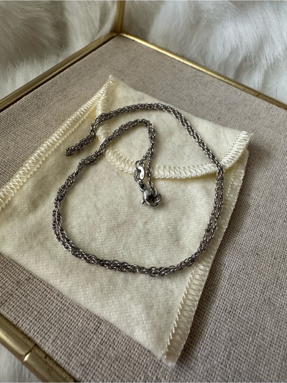 James Avery Silver Light Rope Chain